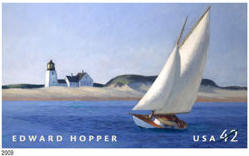 Commemorative Stamp, Edward Hopper, 2009